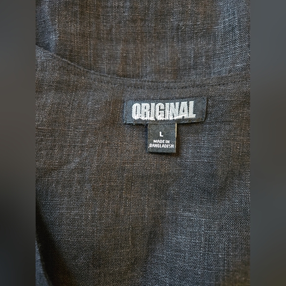 Black linen dress - Picture 10 of 10